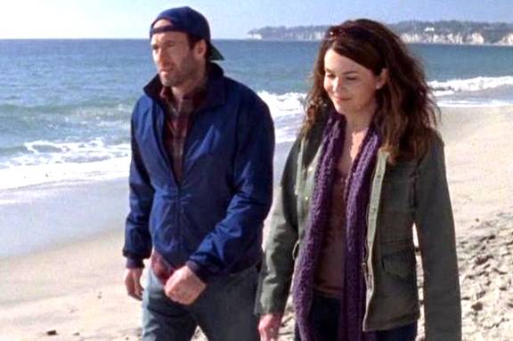 Classic Luke Danes, just enjoying a day on the beach, grateful to be alive.